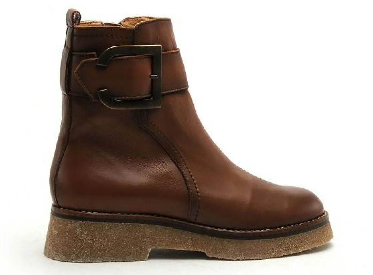 Acebos A1033AT Marron Boots et Bottines Plates Femme
