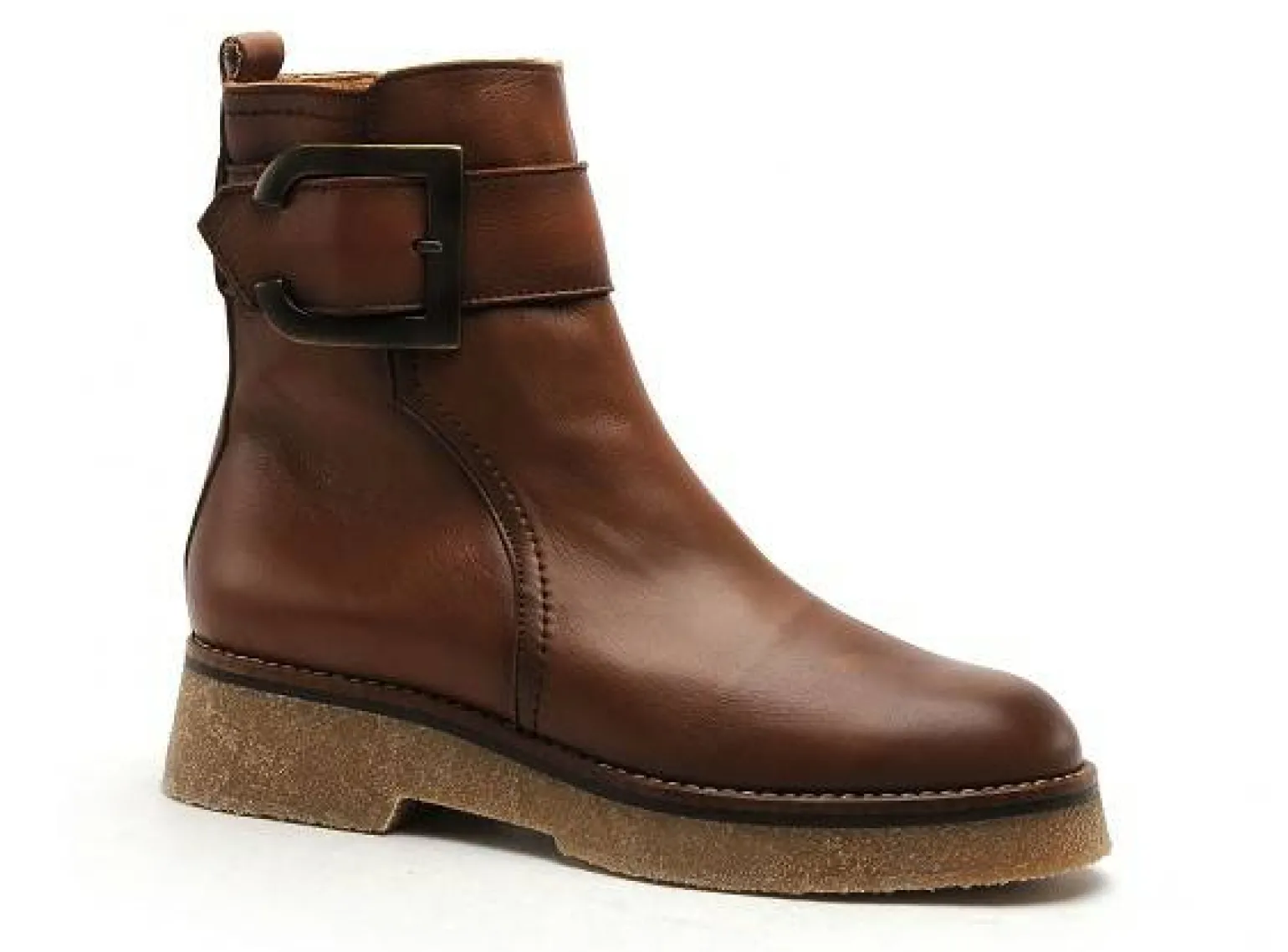 Acebos A1033AT Marron Boots et Bottines Plates Femme