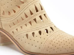 Alpe 5433 Beige Boots et Bottines à Talons Femme