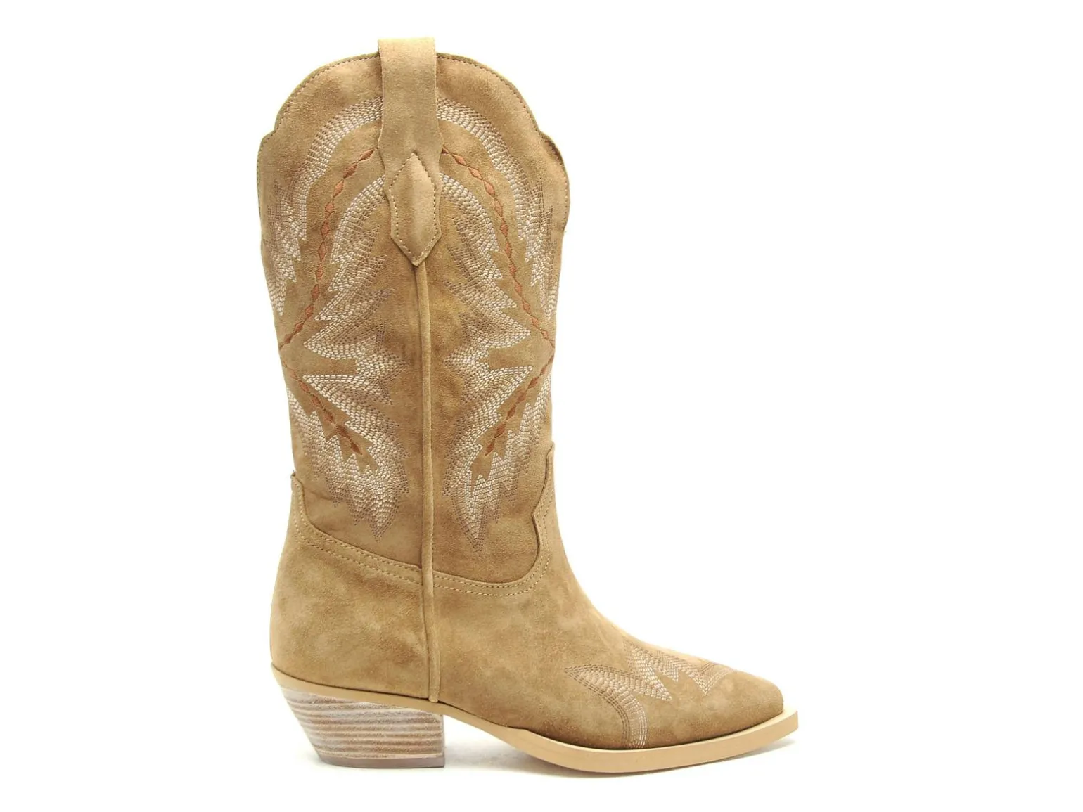 Alpe 5217 Beige Bottes à Talons Femme