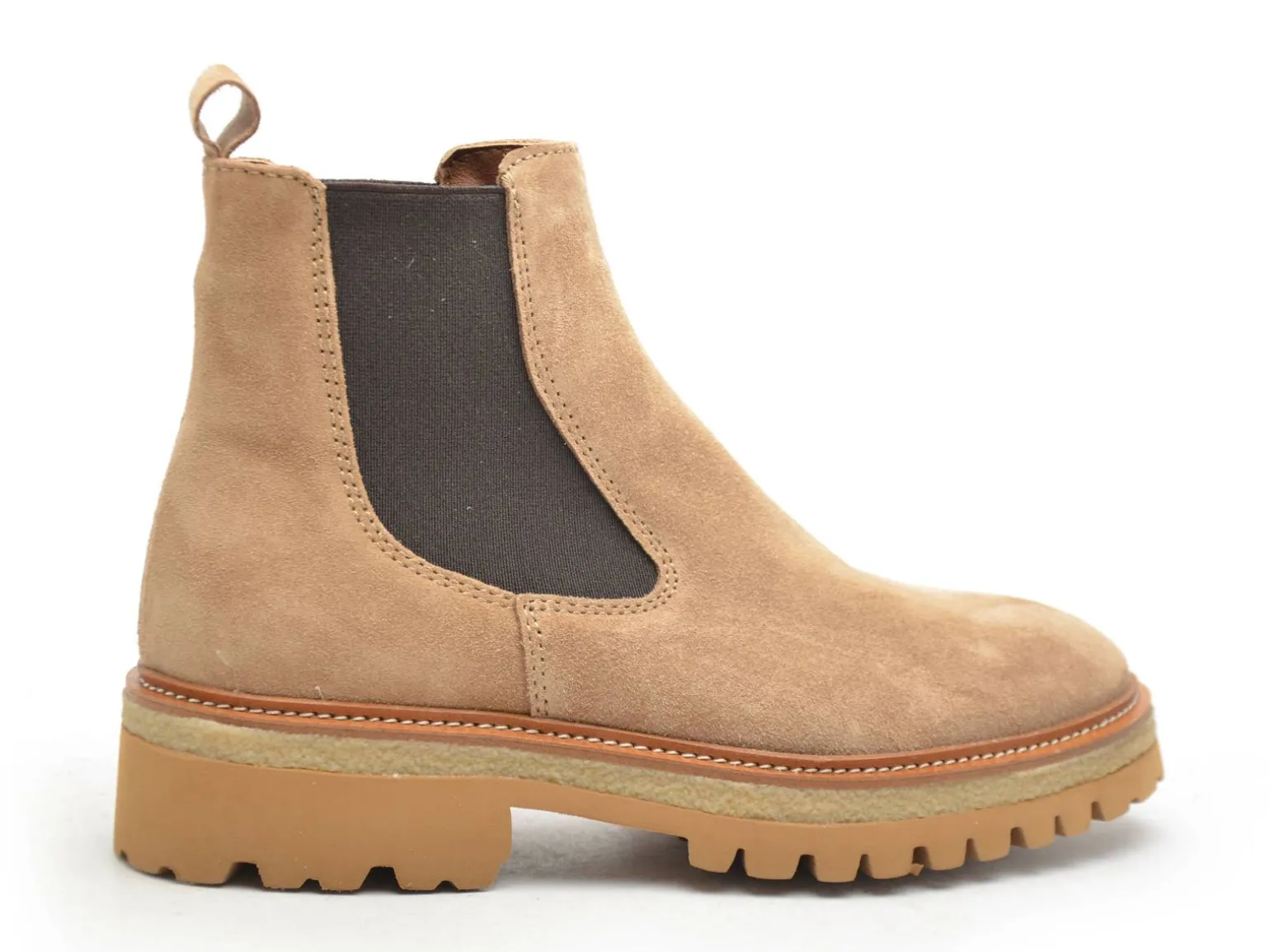 Alpe 5484 Chelsea Beige Boots et Bottines à Talons Femme