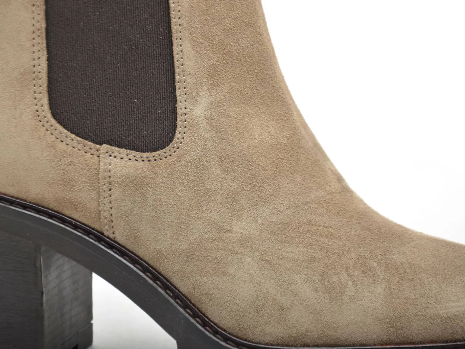 Alpe 5225 Chelsea Beige Boots et Bottines à Talons Femme