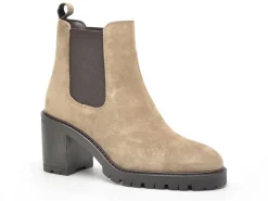 Alpe 5225 Chelsea Beige Boots et Bottines à Talons Femme