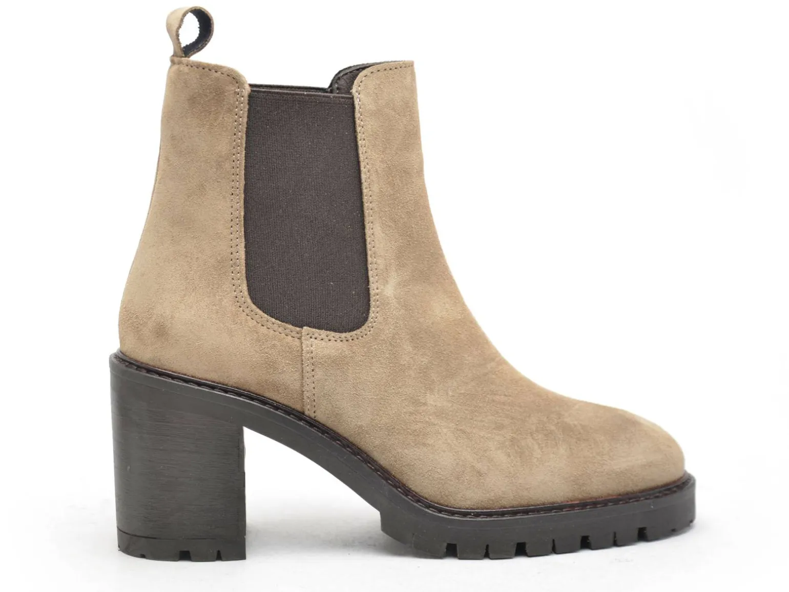 Alpe 5225 Chelsea Beige Boots et Bottines à Talons Femme