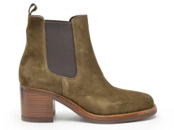 Alpe 5531 Chelsea Kaki Boots et Bottines à Talons Femme