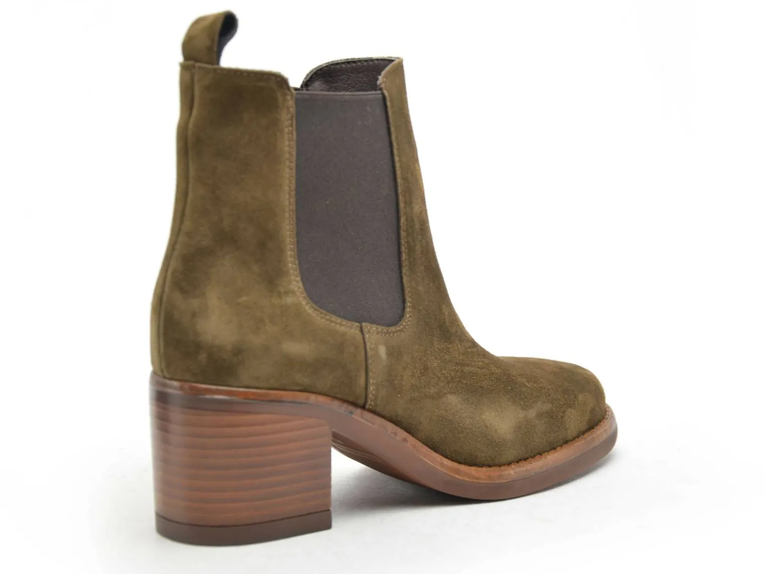 Alpe 5531 Chelsea Kaki Boots et Bottines à Talons Femme