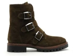 Alpe 5209 Kaki Boots et Bottines Plates Femme