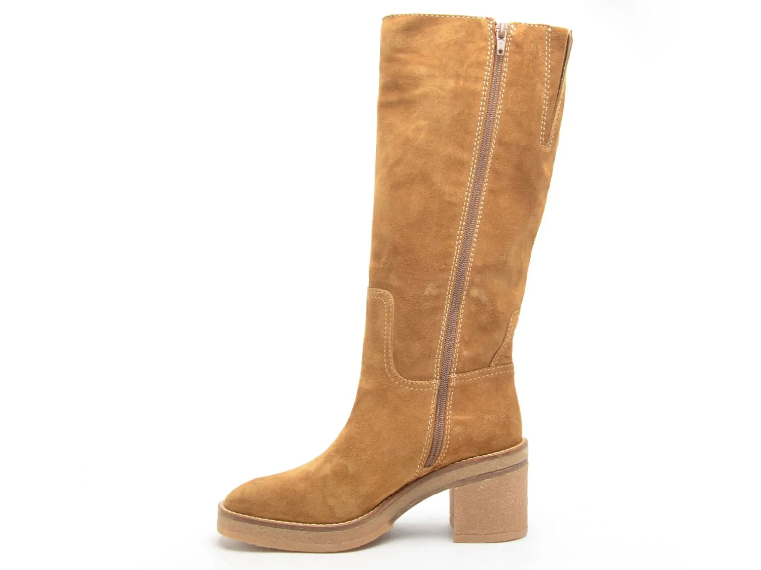 Alpe 5456 Marron Bottes à Talons Femme