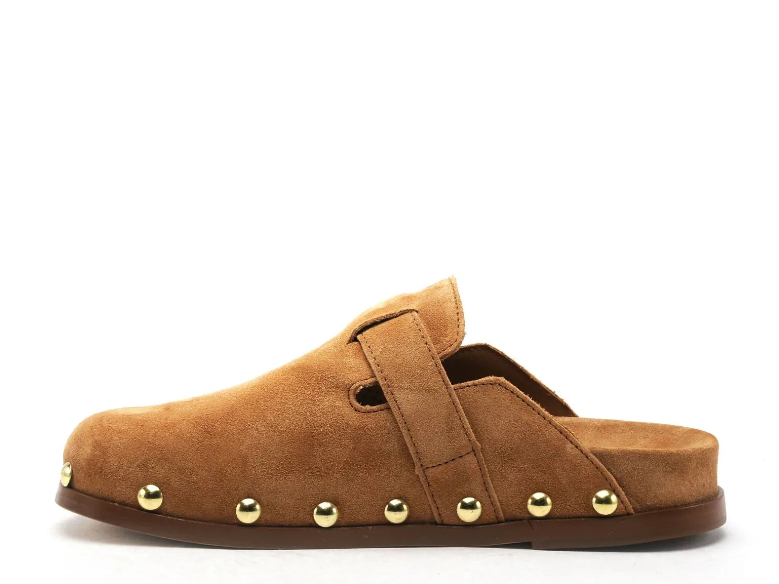 Alpe 5395 Marron Mules et Sabots Plats Femme