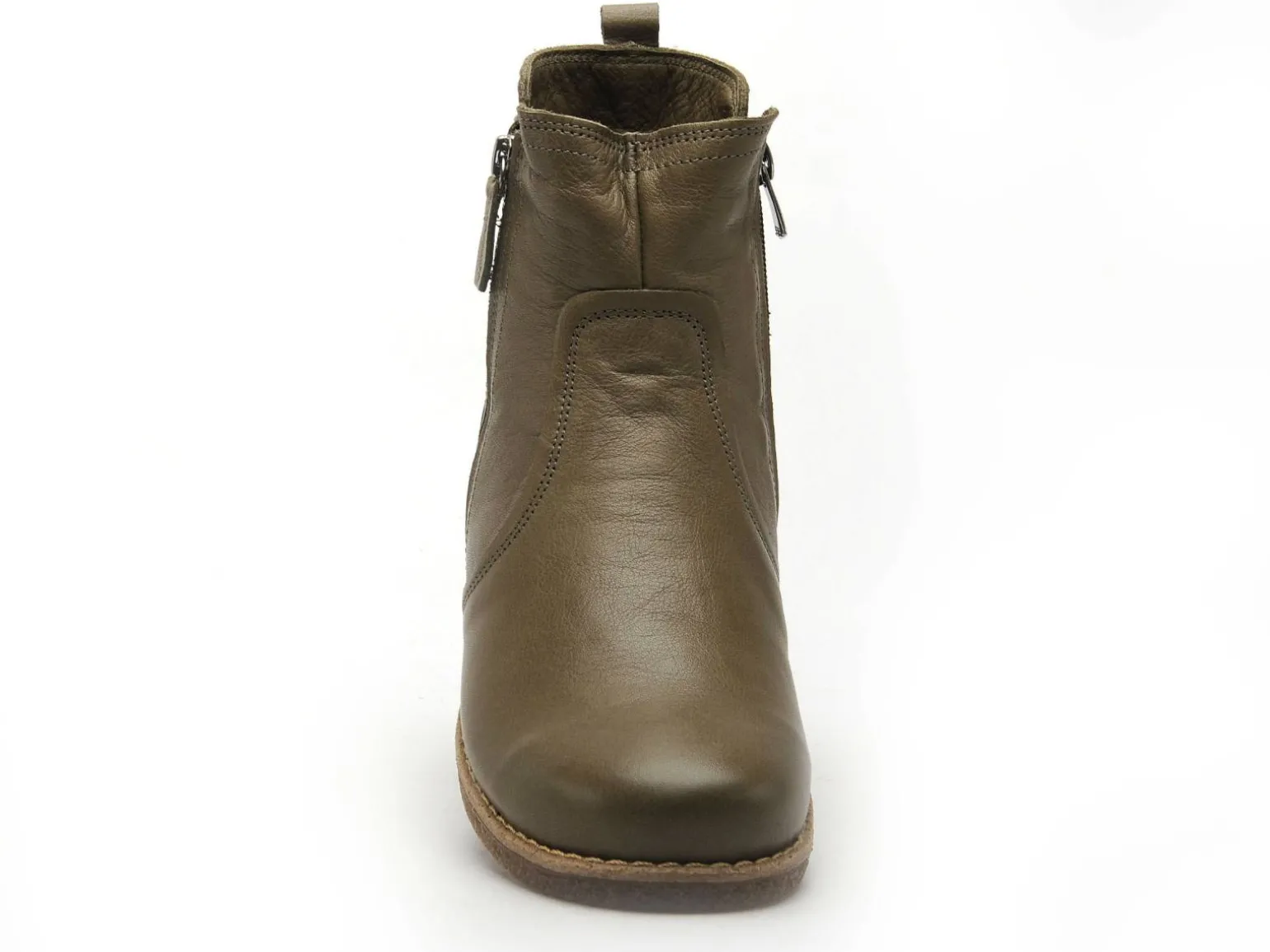 Andrea Conti BOOTS 0344814 Kaki Boots et Bottines Plates Femme