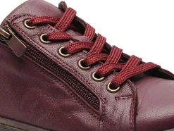 Andrea Conti 0062167 Bordeaux Baskets Basses Femme