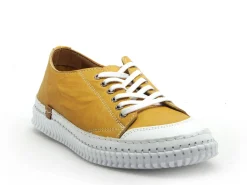 Andrea Conti 0029017 Jaune Baskets Basses Femme