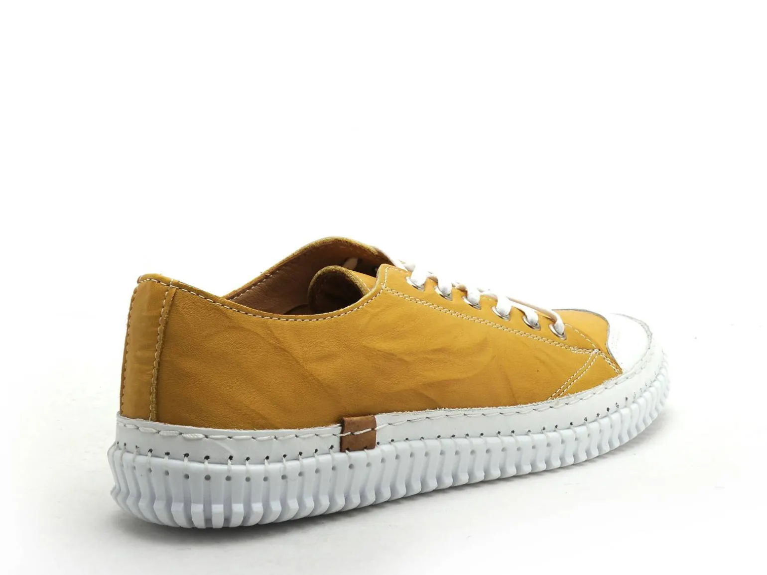 Andrea Conti 0029017 Jaune Baskets Basses Femme