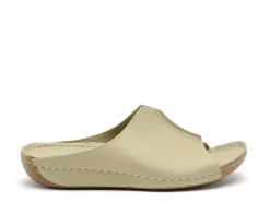 Andrea Conti 0027423 Kaki Mules et Sabots Plats Femme