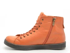 Andrea Conti 0344900 Orange Boots et Bottines Plates Femme