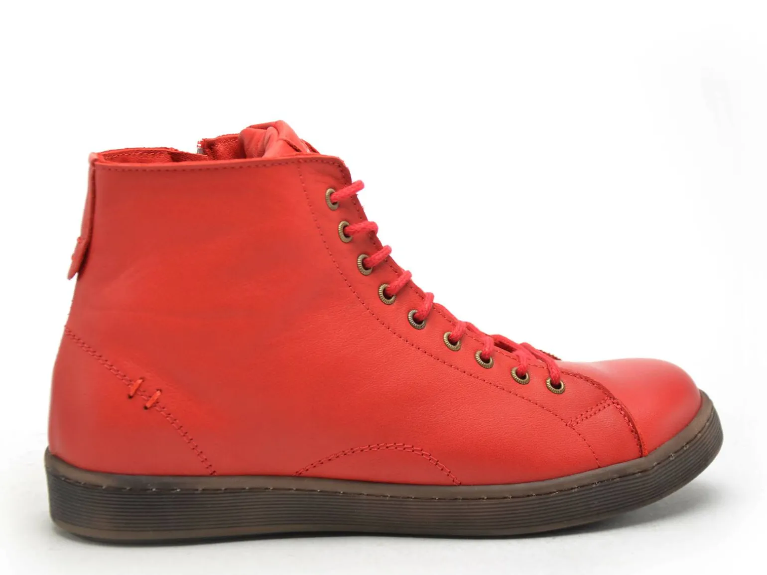 Andrea Conti 0344900 Rouge Boots et Bottines Plates Femme