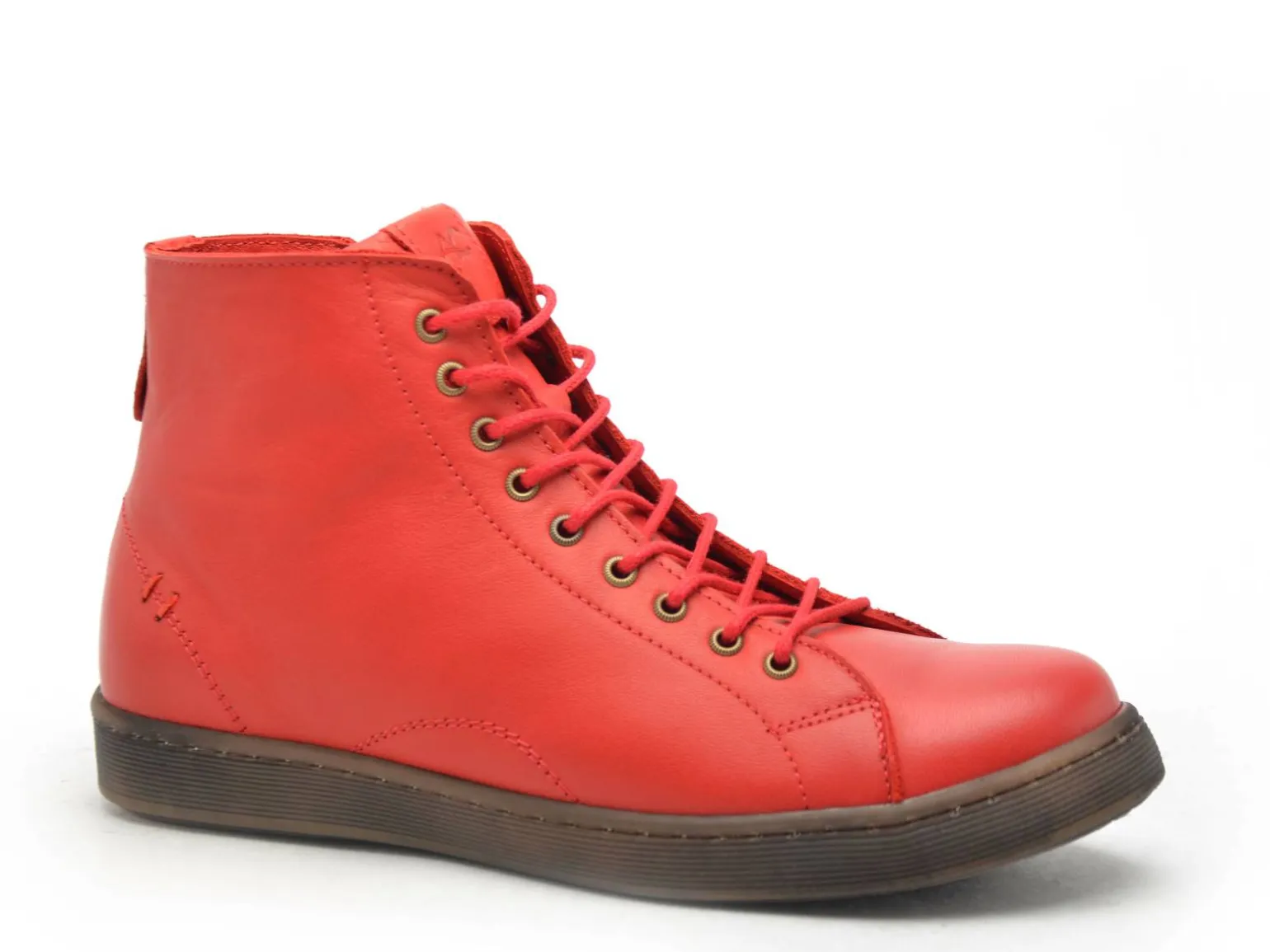 Andrea Conti 0344900 Rouge Boots et Bottines Plates Femme