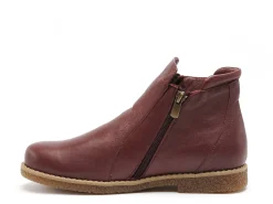 Andrea Conti 0340010 ZIP Bordeaux Boots et Bottines Plates Femme
