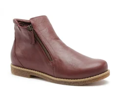 Andrea Conti 0340010 ZIP Bordeaux Boots et Bottines Plates Femme