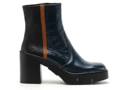 Art BERNA 1974 Bleu Boots et Bottines à Talons Femme