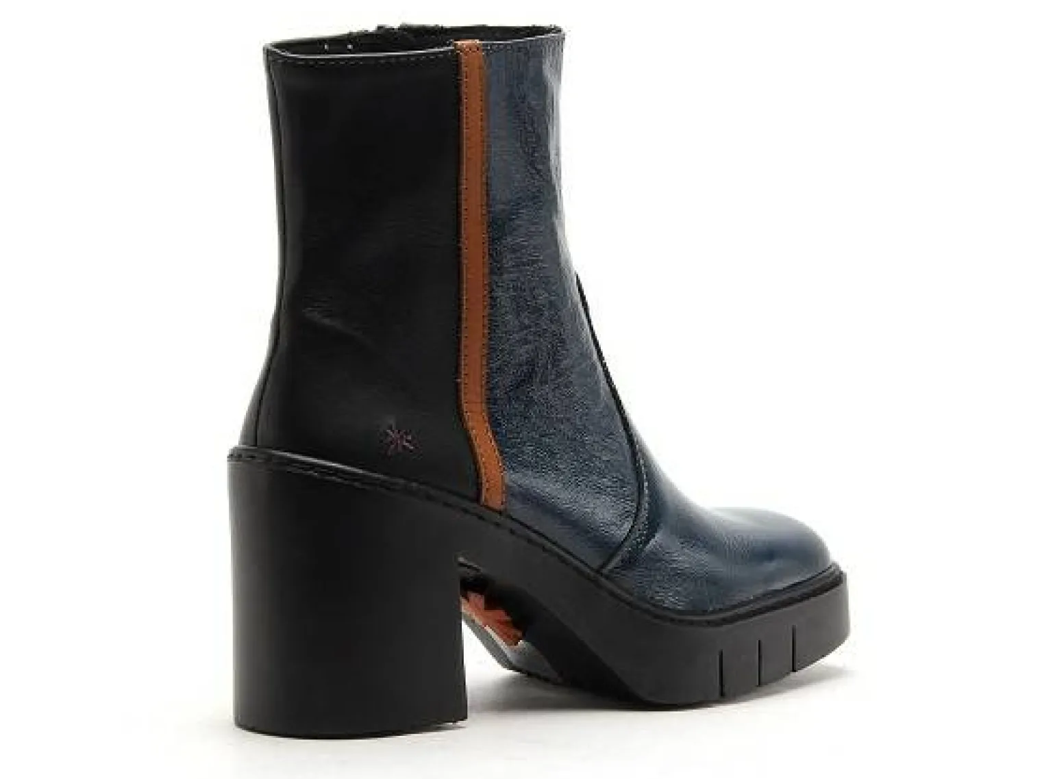 Art BERNA 1974 Bleu Boots et Bottines à Talons Femme