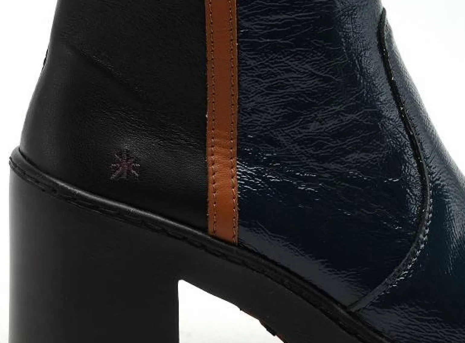 Art BERNA 1974 Bleu Boots et Bottines à Talons Femme