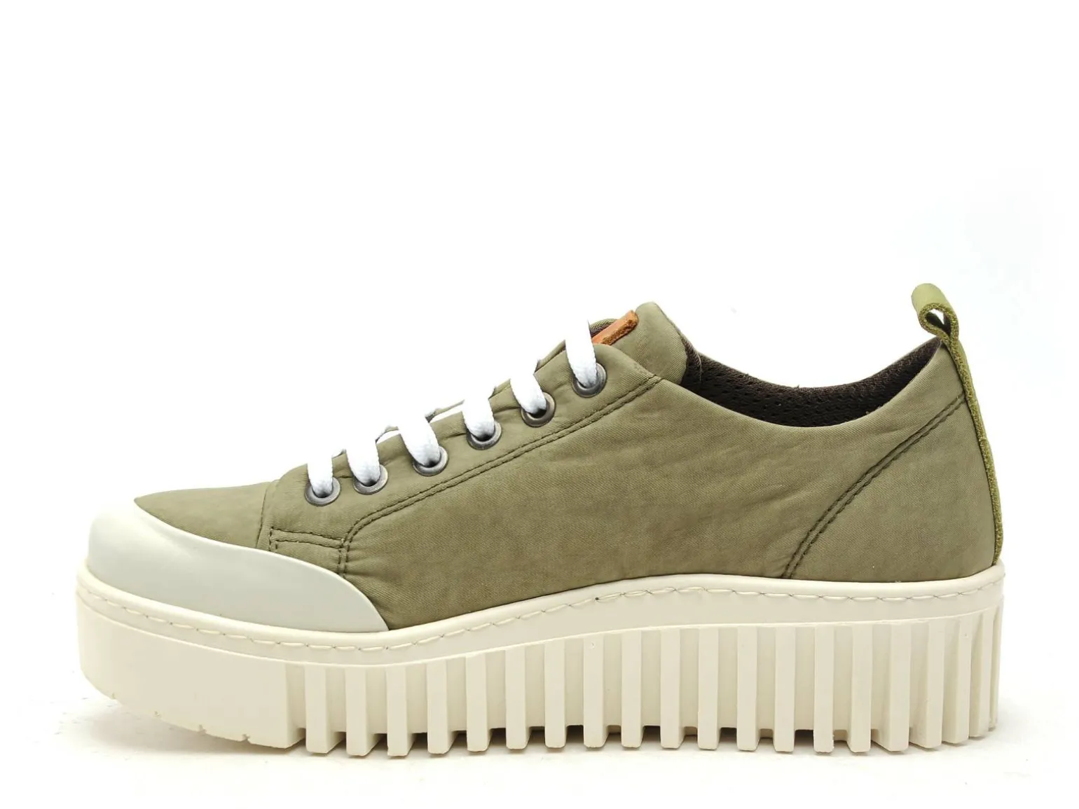 Art BRIGHTON 1534 Kaki Baskets Basses Femme