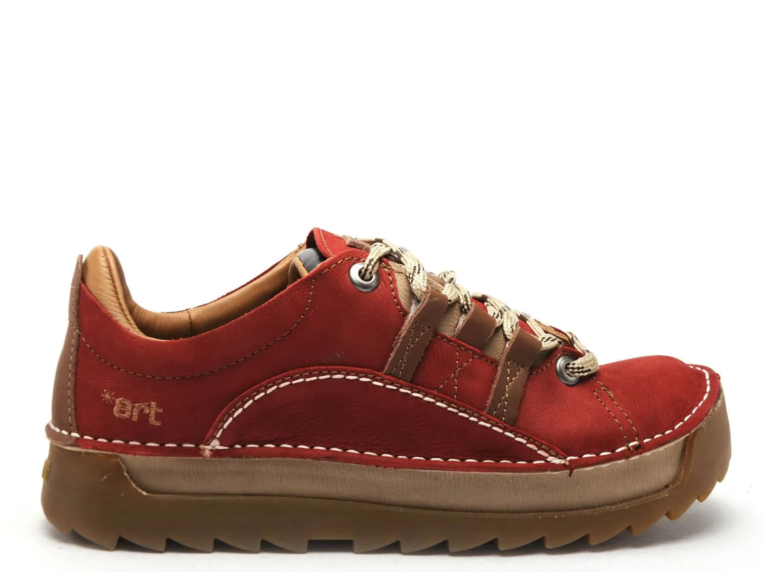 Art 590 PLEASANT H Rouge Baskets Basses Homme
