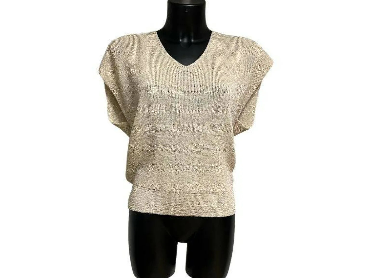 Atelier de Mila Top Beige 2442 T-Shirts Femme