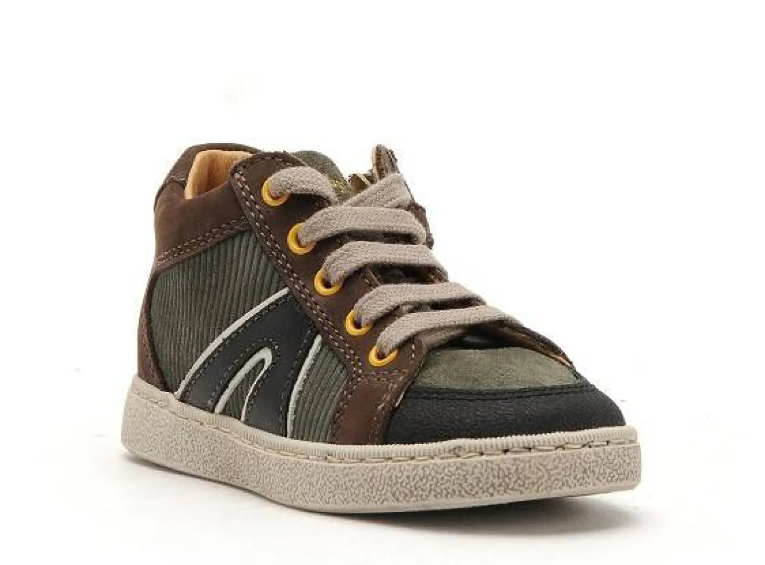 Babybotte AILEPHANT 5171 Kaki Baskets Montantes Garçon