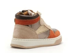 Babybotte AMERICAN 5170 Or Baskets Montantes Fille
