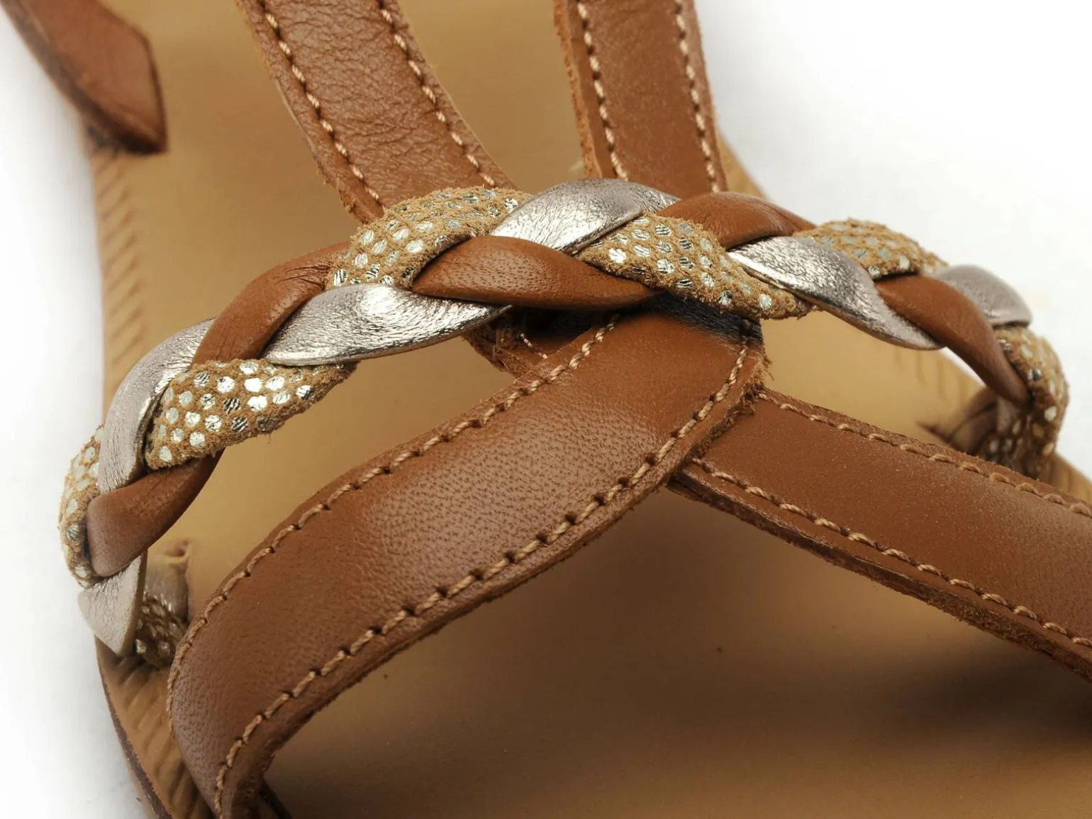 Babybotte YESS Marron Sandales Fille