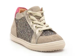 Bellamy NOEL Beige Baskets Montantes Fille