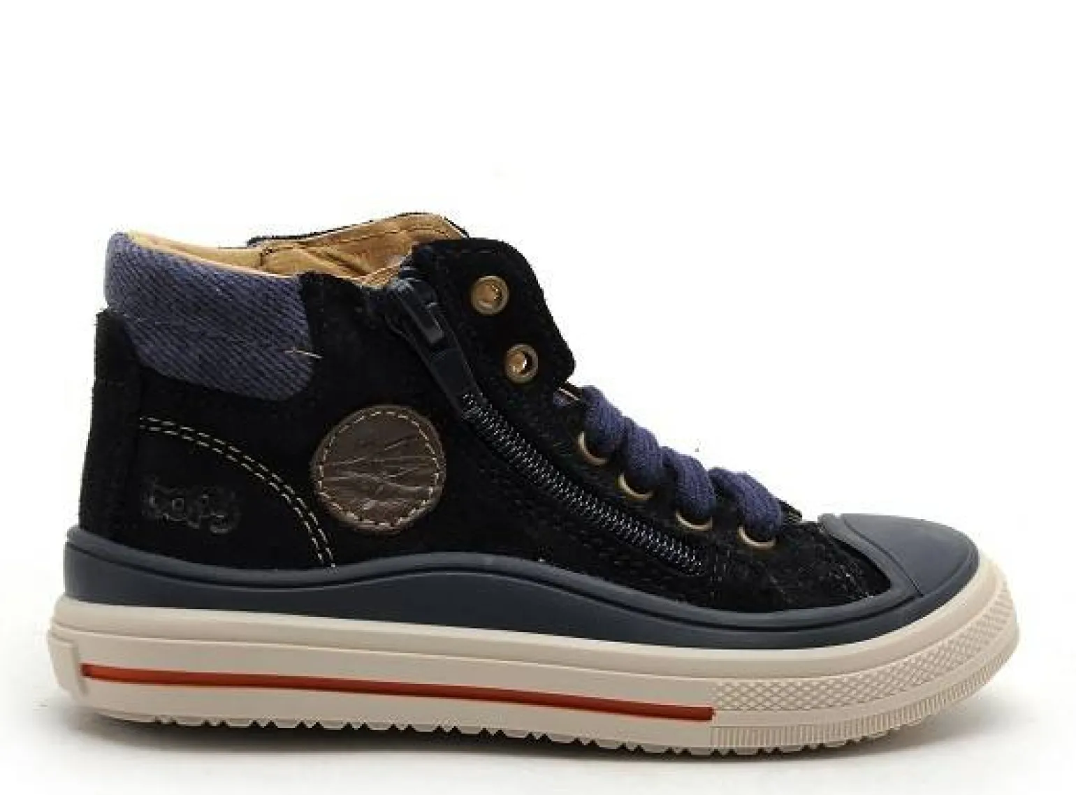 Bopy VELVET Bleu Boots Garçon