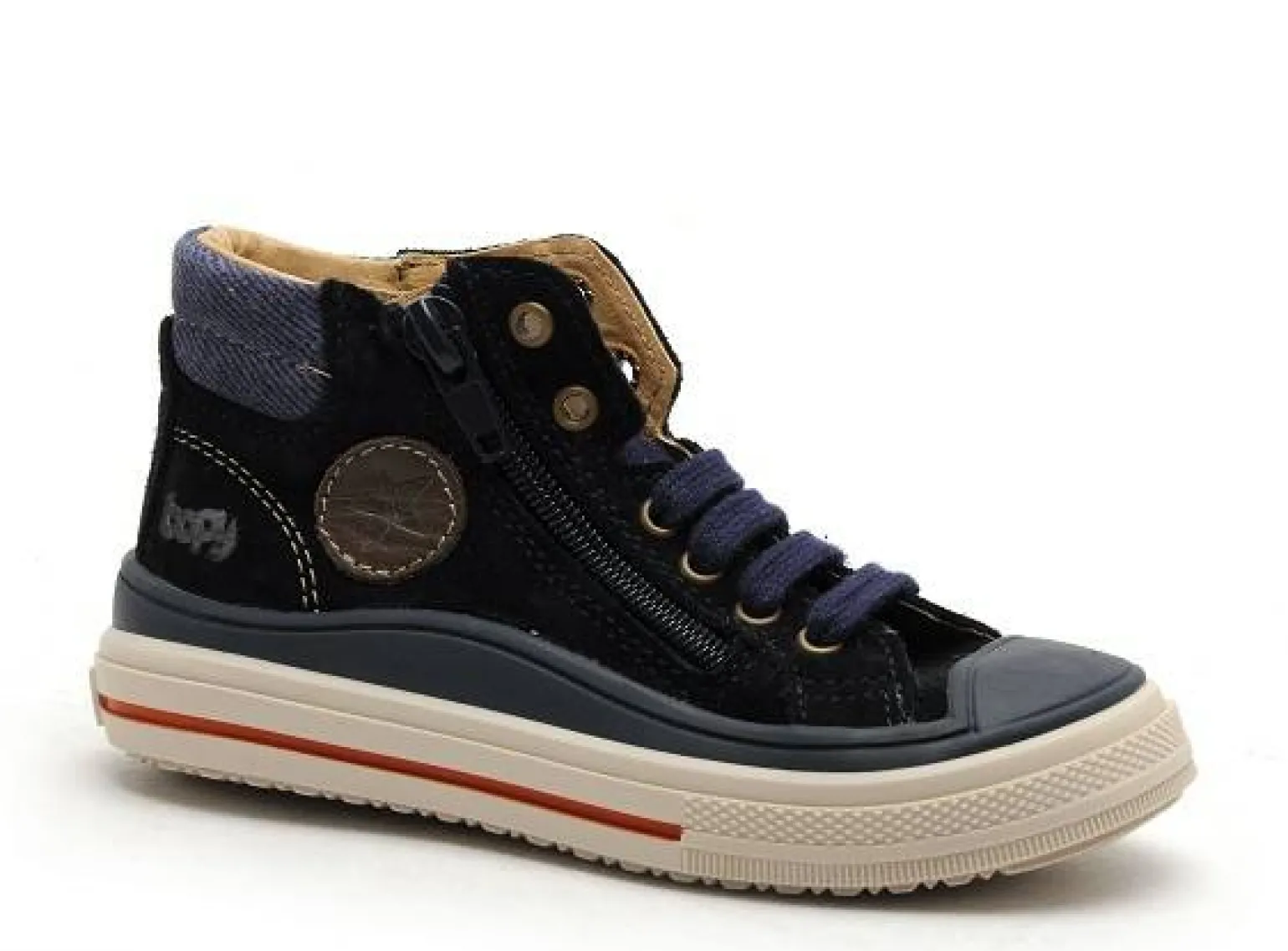 Bopy VELVET Bleu Boots Garçon
