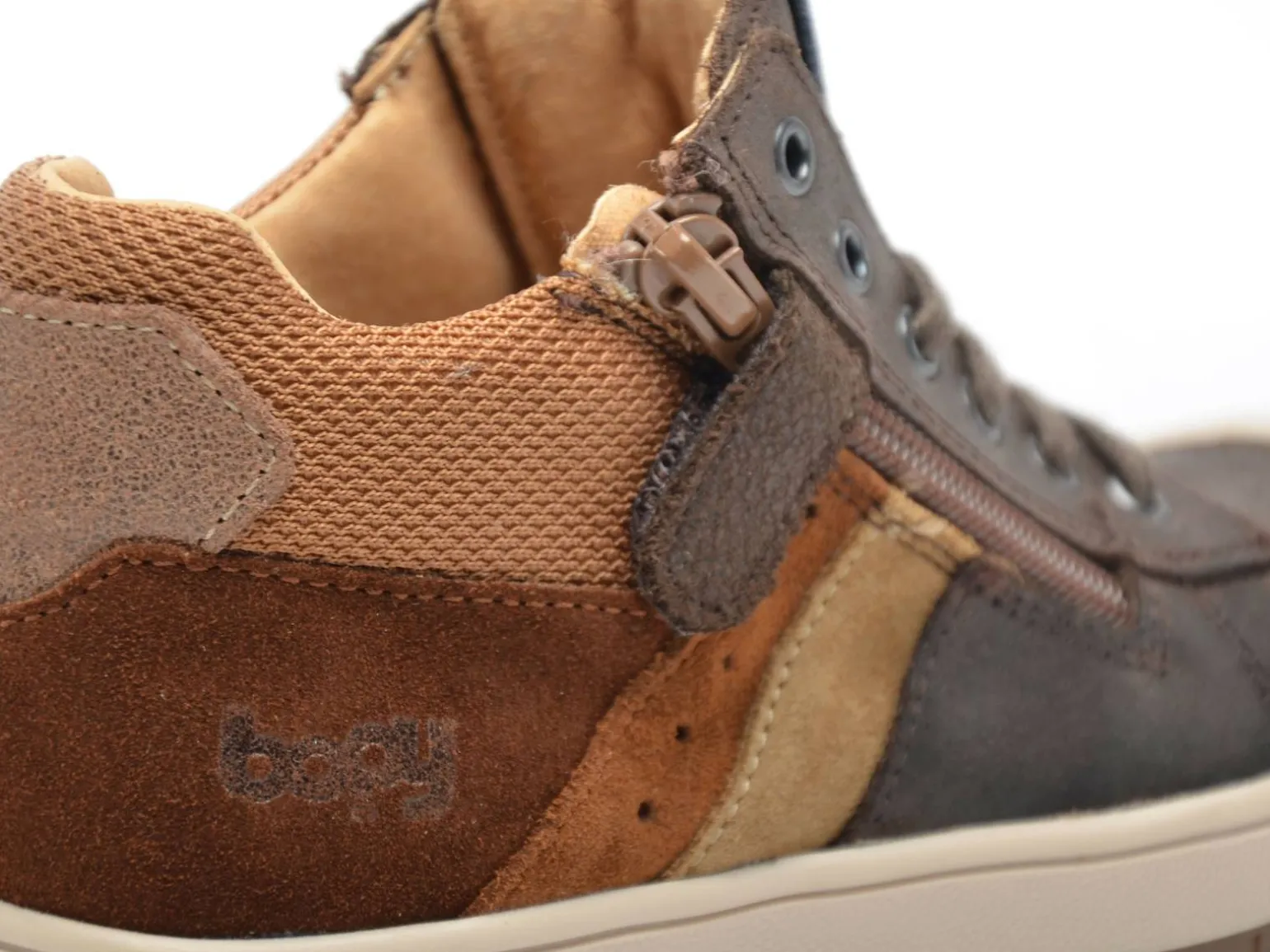 Bopy VOLT Marron Baskets Montantes Garçon