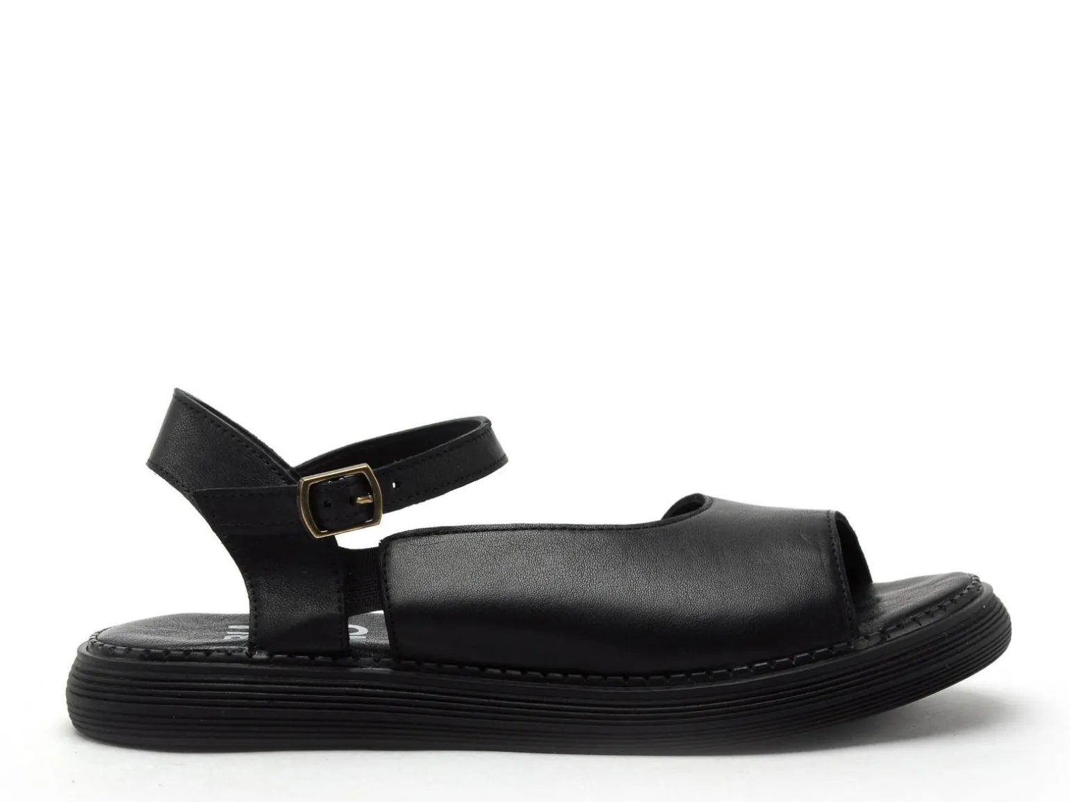 BUENO FLAVIE B 25WE2503 525 Noir Sandales Plates Femme