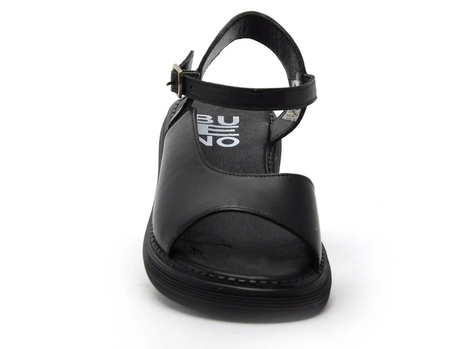 BUENO FLAVIE B 25WE2503 525 Noir Sandales Plates Femme