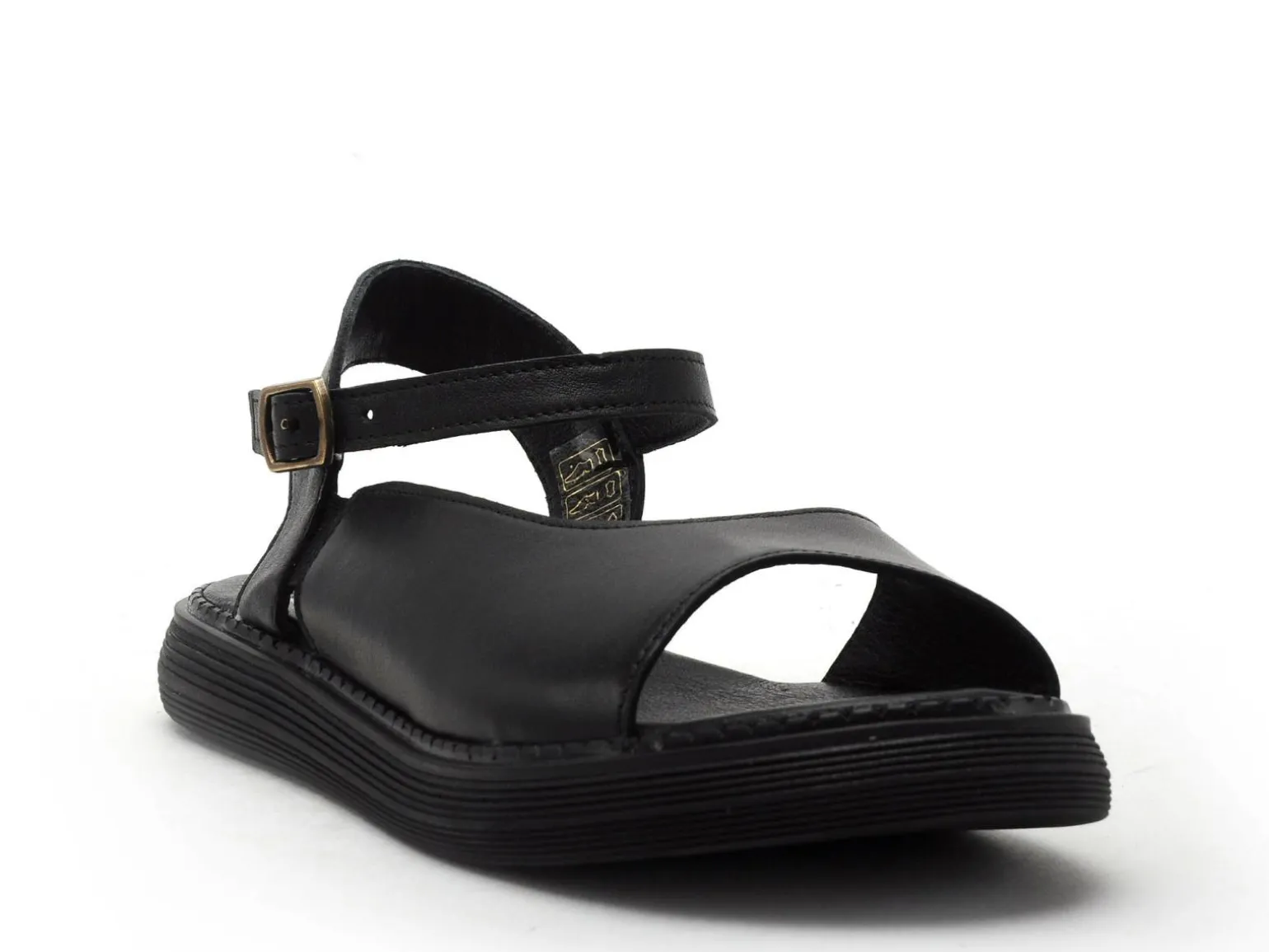 BUENO FLAVIE B 25WE2503 525 Noir Sandales Plates Femme