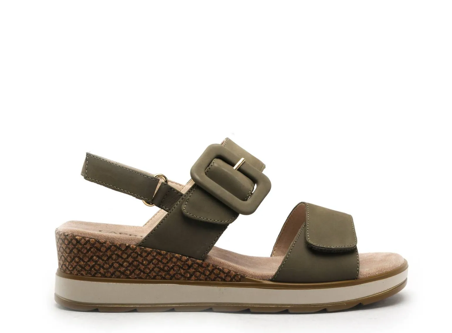 Caprice 28753 Kaki Sandales à Talons Femme