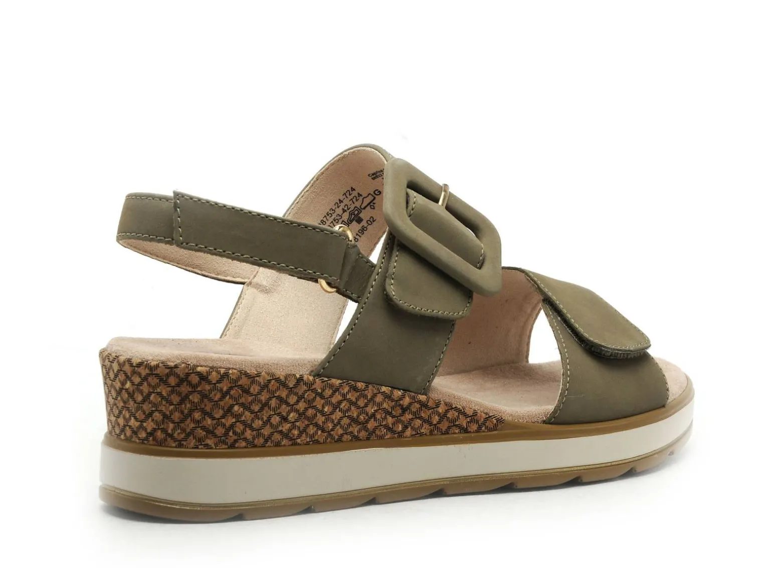 Caprice 28753 Kaki Sandales à Talons Femme