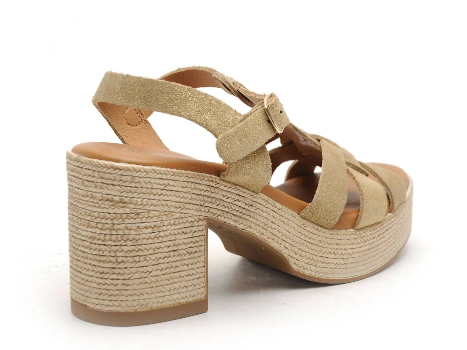 Carla Tortosa 32563 Beige Sandales à Talons Femme