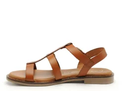 Carla Tortosa 11616 Marron Sandales Plates Femme