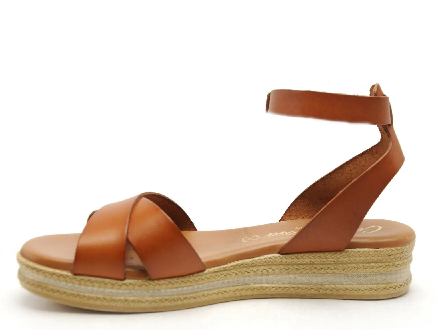 Carla Tortosa 14749 Marron Sandales Plates Femme