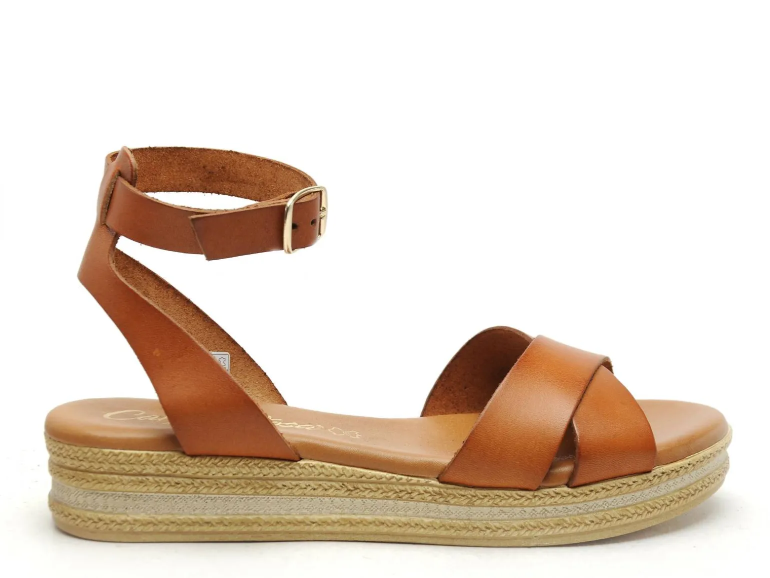 Carla Tortosa 14749 Marron Sandales Plates Femme