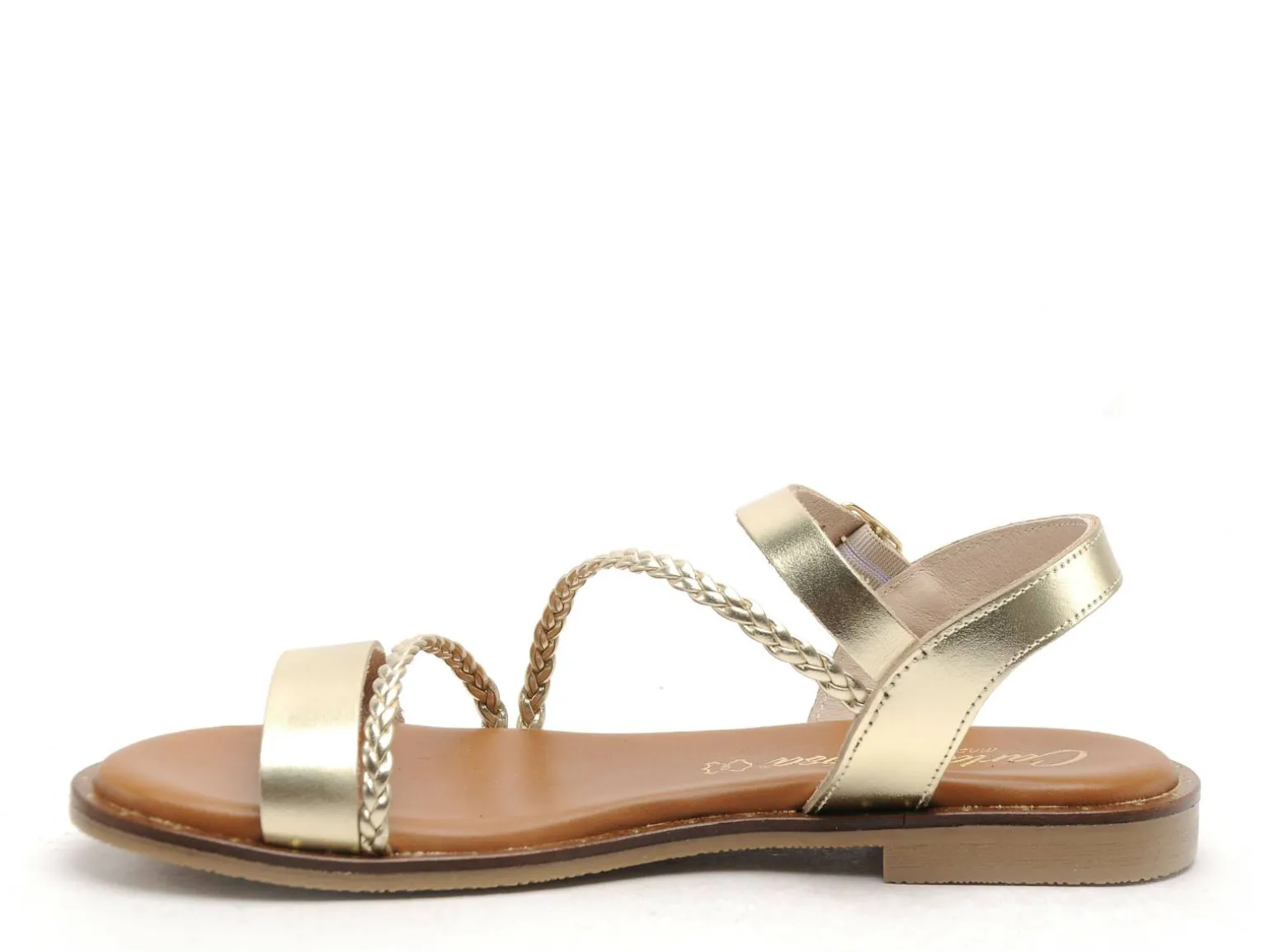 Carla Tortosa 11741 Or Sandales Plates Femme