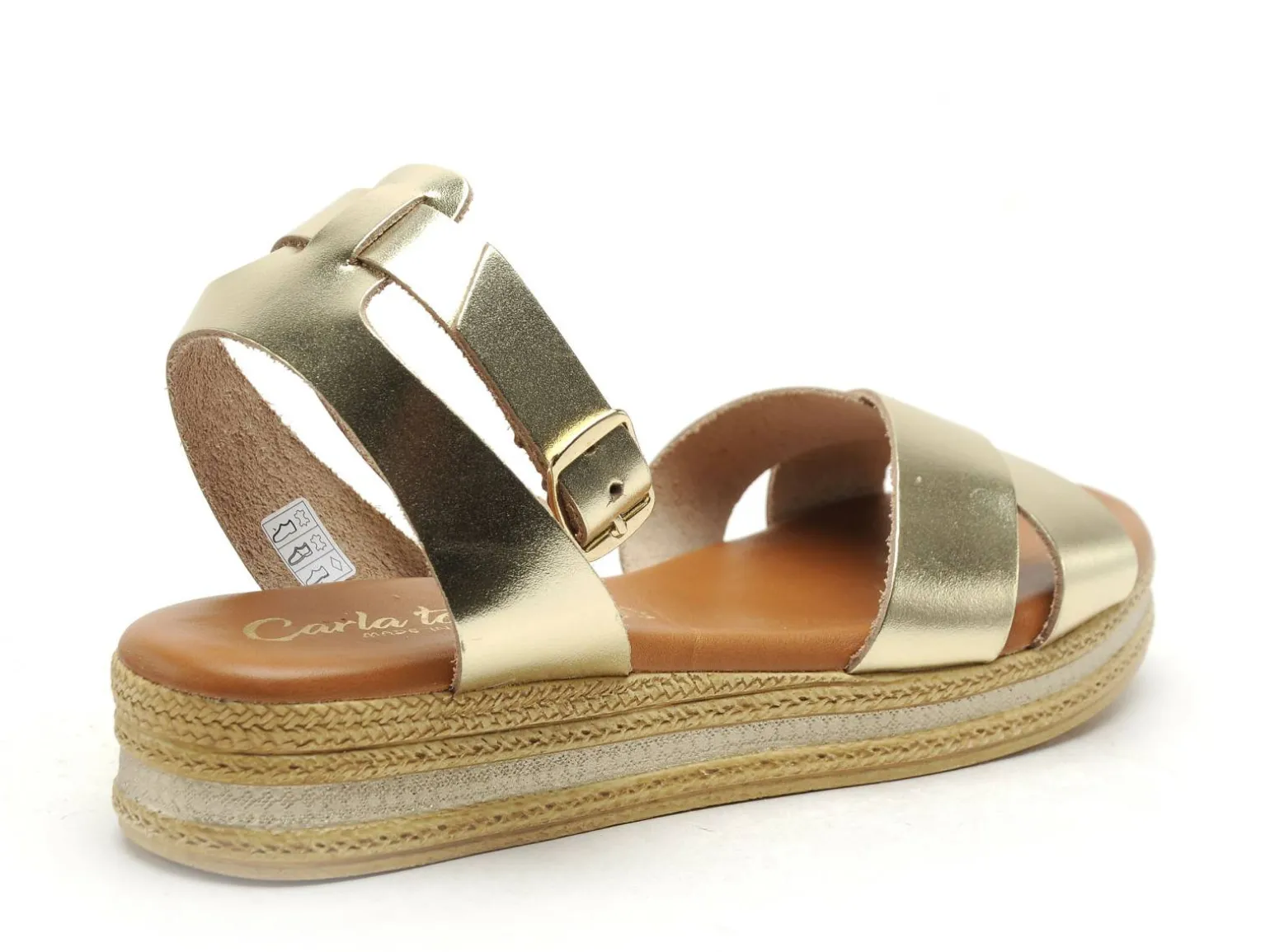 Carla Tortosa 14749 Or Sandales Plates Femme