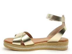 Carla Tortosa 14749 Or Sandales Plates Femme