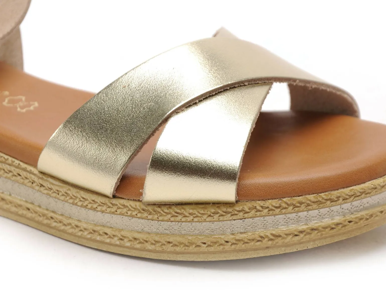 Carla Tortosa 14749 Or Sandales Plates Femme