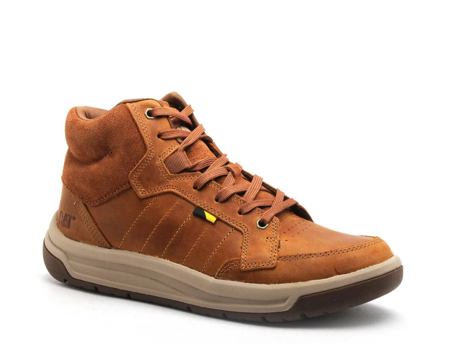 Caterpillar APA CUSH MID Marron Boots et Bottines Homme